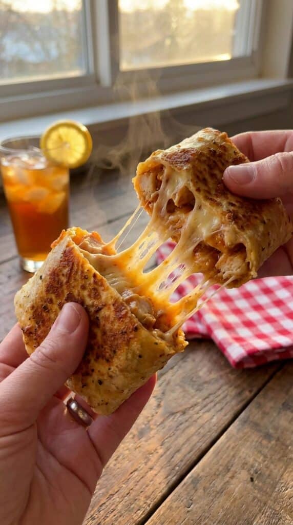 A close-up of wooden chopsticks lifting saucy Mongolian beef noodles out of a dark bowl.