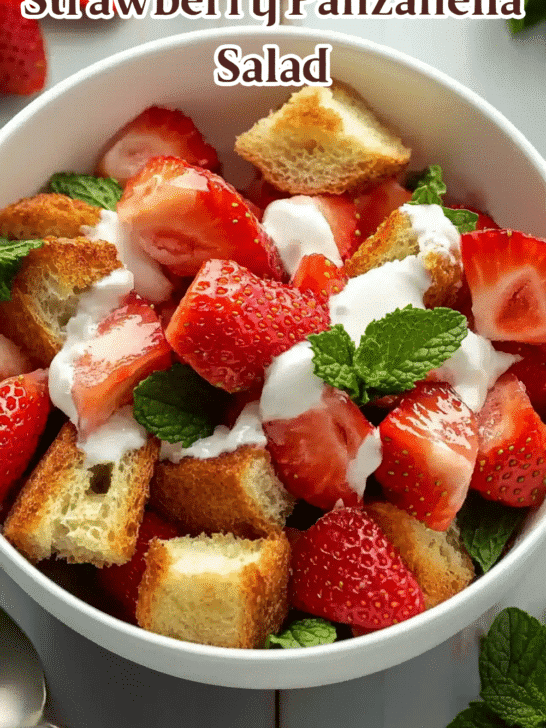 Strawberry Panzanella Salad