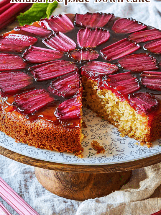 Rhubarb Upside-Down Cake