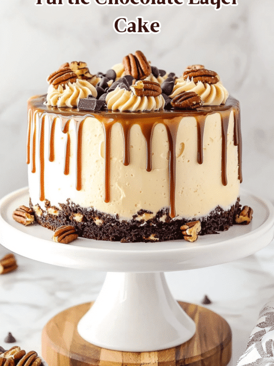 Turtle Chocolate Layer Cake