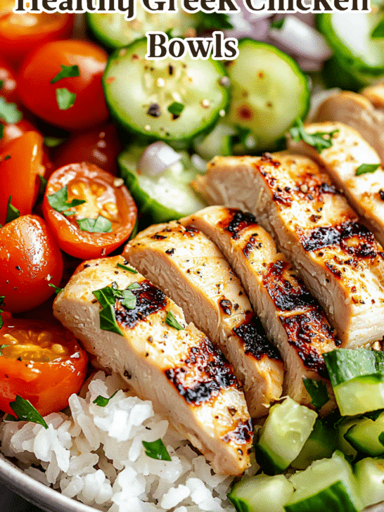 Healthy Greek Chicken Bowls