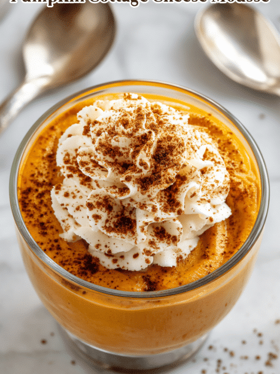 Pumpkin Cottage Cheese Mousse