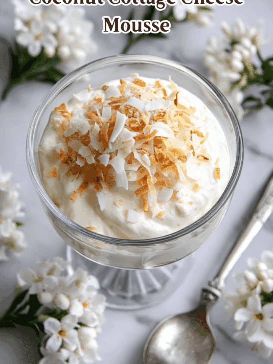 Coconut Cottage Cheese Mousse