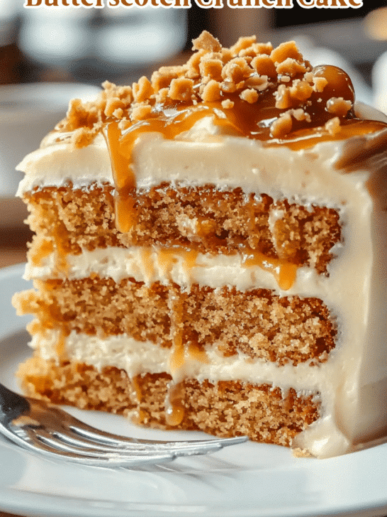 Butterscotch Crunch Cake