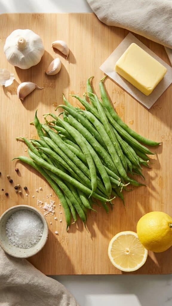 A fresh, garden-to-table aesthetic showing the raw components.