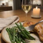 A context shot showing how this side dish complements a full dinner.