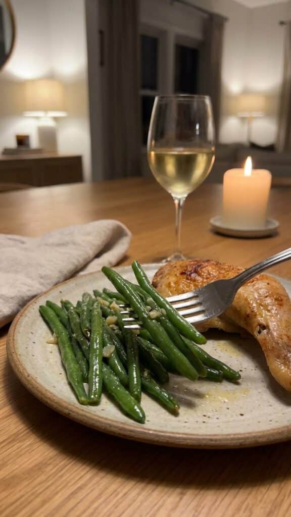 A context shot showing how this side dish complements a full dinner.