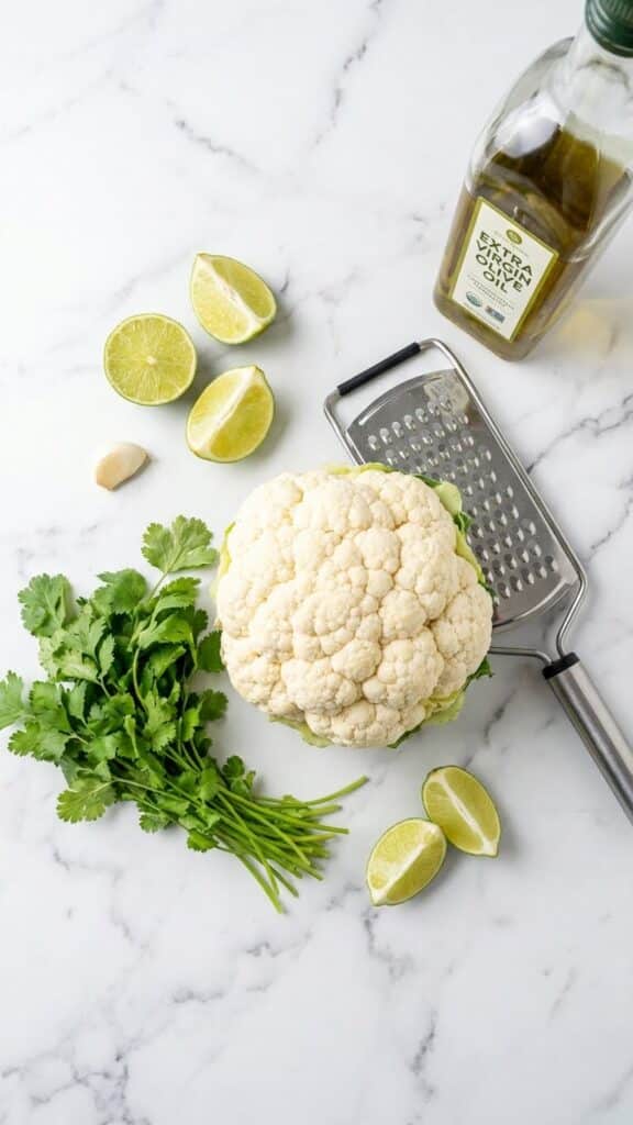 Highlights the main ingredient transformation from head to rice.