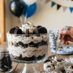 A crave-worthy texture shot that highlights the "Cookies and Cream" aesthetic.