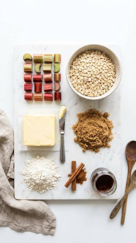 A detailed action shot. It creates appetite appeal by showing the textures: the soft, cooked fruit versus the crisp, buttery topping.